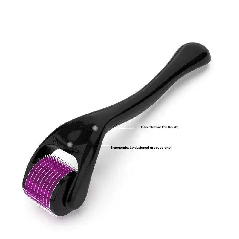 Hair Scalp Micro-Needle Roller with Serum Applicator