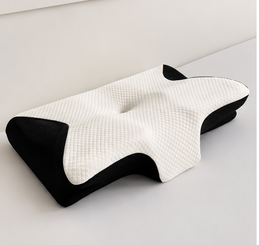 Havomia Ergonomic Memory Foam Cervical Pillow - Black