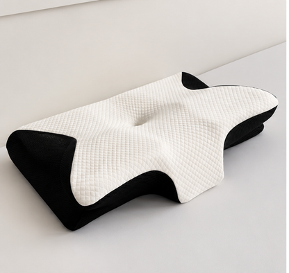 Havomia Ergonomic Memory Foam Cervical Pillow - Black