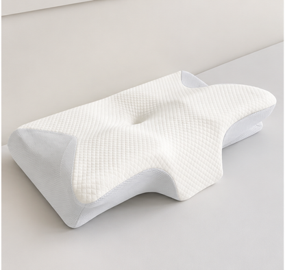 Havomia Ergonomic Memory Foam Cervical Pillow - White