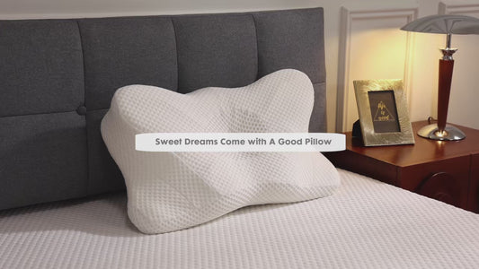 Ergonomic Memory Foam Contour Pillow